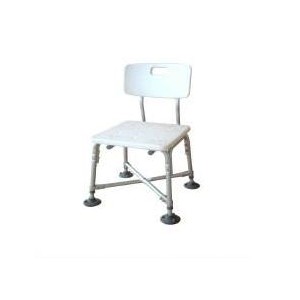 Heavy duty shower bench without a backrest