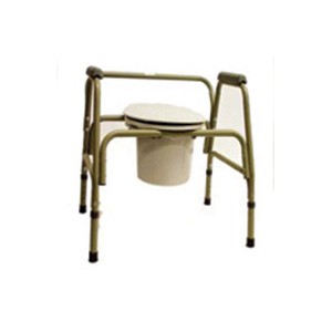 Heavy Duty Steel Commode 