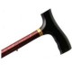 Travel Folding Cane Red Marble 