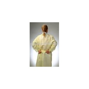 Yellow Polypropylene Isolation Gowns 