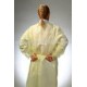 Yellow Polypropylene Isolation Gowns 